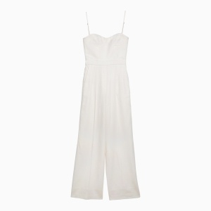 Margaux Lönnberg White wool-blend Lauren jumpsuit