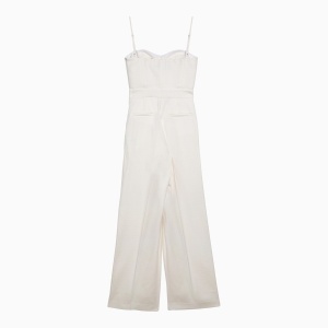 Margaux Lönnberg White wool-blend Lauren jumpsuit - Img 2