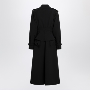 Max Mara Black long trench in sable - Img 2