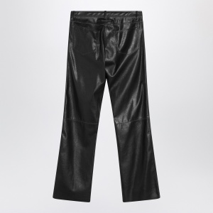 MM6 Maison Margiela Black faux leather trousers - Img 2