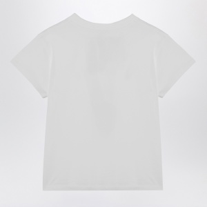 MM6 Maison Margiela White T-shirt with Numeric Signature - Img 2