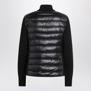Moncler Black padded zip-up cardigan - Img 2