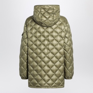 Moncler Green quilted jacket in nylon - Img 2
