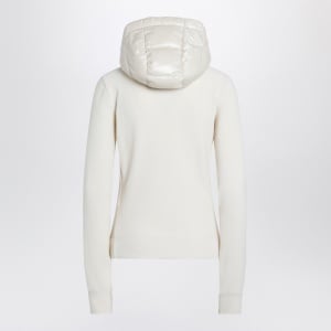Moncler Grenoble White padded hoodie - Img 2