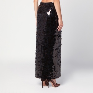 P.A.R.O.S.H. Black sequin pencil skirt - Img 2