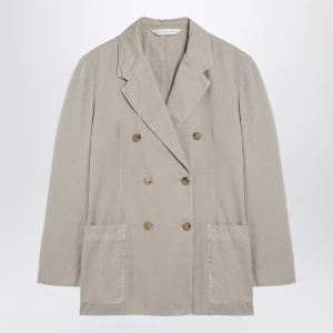 Palm Angels Beige double-breasted cotton jacket