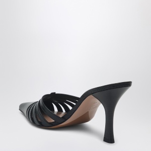 Paris Texas Black leather mule Nadia - Img 2