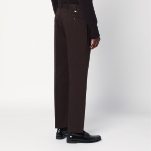 PT Torino Brown cotton trousers - Img 2
