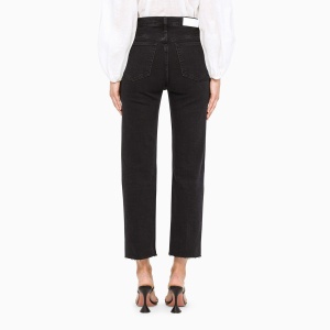 RE/DONE Black cropped trousers - Img 2