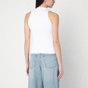 Roberto Collina White ribbed tank top - Img 2