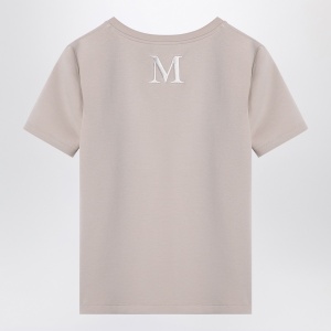 S Max Mara Écru cotton-blend T-shirt - Img 2
