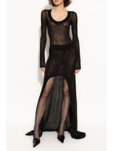 Saint Laurent asymmetric-design Dress - Img 3