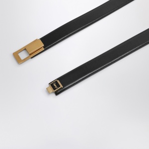 Saint Laurent Black belt with Charniere buckle - Img 2