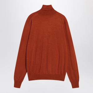 Saint Laurent Red turtleneck sweater in wool - Img 2