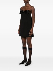 Self-Portrait crepe bandeau mini dress - Img 3
