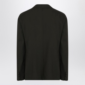 Tagliatore Single-breasted green jacket in virgin wool - Img 2