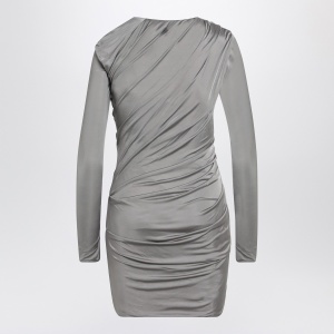 The Attico Draped grey mini dress - Img 2