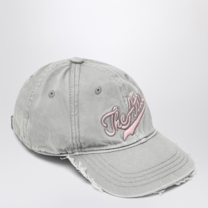 The Attico Vintage-effect grey baseball cap - Img 2