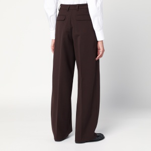 TheLatest Wide-leg brown wool blend trousers - Img 2