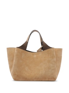 Tod's Logo-charm suede tote bag - Img 3