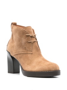 Tod's Suede lace-up ankle boots - Img 3