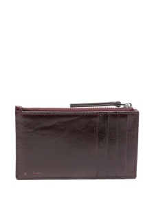 Tory Burch Kira Zipped Card Holder With Diamond Quilting And Worn-look - Img 2