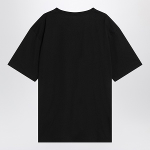 Valentino Black T-shirt with Le Chat de la Maison print - Img 2