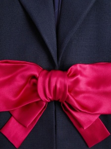 Valentino Bow-detail single-breasted blazer - Img 3