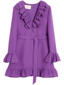 Valentino Crepe couture mini dress