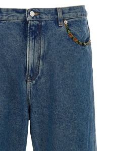 Valentino Floral-insert jeans - Img 3