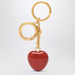 Valentino Garavani Bag charm keyring Coeur Royal in red - Img 2