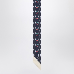 Valentino Garavani Cherryfic Bandeaux scarf in silk - Img 2