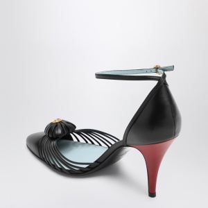 Valentino Garavani Décolleté VG Sandal Royal black - Img 2
