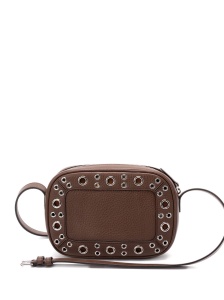Valentino Garavani Nellcôte eyelet-embellished cross body bag - Img 2