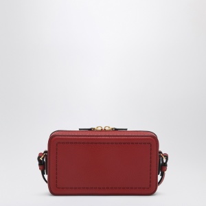 Valentino Garavani Small red leather crossbody bag Alltime - Img 2
