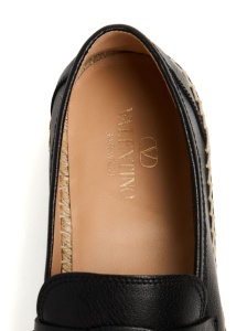 Valentino Garavani Vlogo Signature Calfskin Moccasin - Img 4