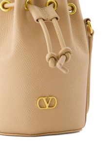 Valentino Garavani Vlogo signature drawstring bucket bag - Img 2
