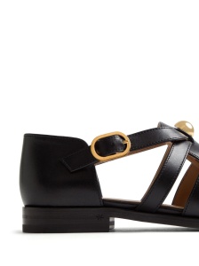 Valentino Garavani Vlogo Signature Fisherman Sandal In 20mm Calfskin - Img 2