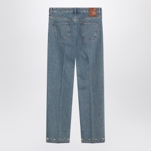Valentino Medium blue jeans with cabochons - Img 2