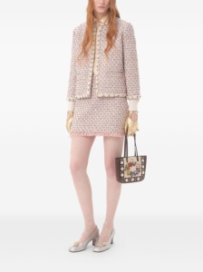 Valentino Ribbon Tweed Skirt - Img 2