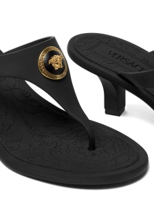 Versace Alia 55mm rubber flip-flop sandals - Img 2