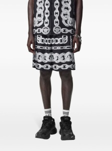 Versace Medusa Chains Silk Shorts - Img 2