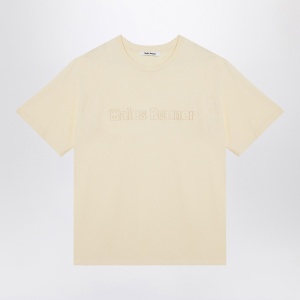 Wales Bonner Organic cotton light yellow T-shirt