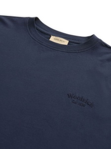 Woolrich Pure Pima Cotton T-Shirt with Logo - Img 3