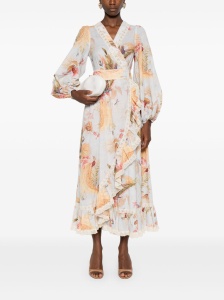 Zimmermann Ascension Ruffled Midi Dress - Img 3
