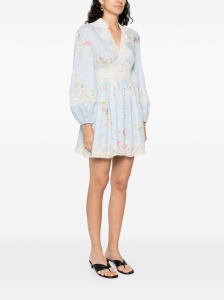 Zimmermann Lucky plunging lace mini dress - Img 3