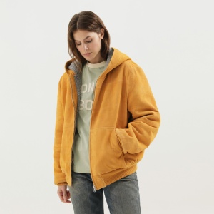 1989 STUDIO Yellow suede hoodie - Img 2