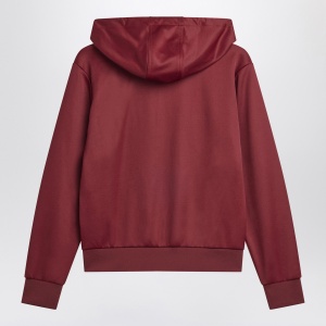 adidas by Wales Bonner Bordeaux hooded sweatshirt in cotton blend - Img 2