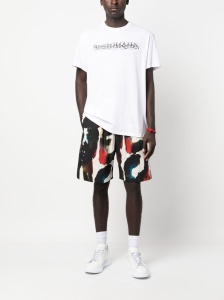 Alexander McQueen Straight Print Shorts - Img 3