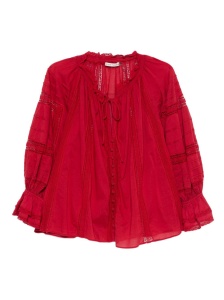 Alice + Olivia Shirts Red